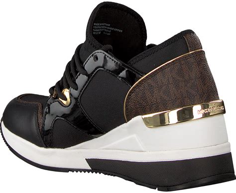 zwarte michael kors schoenen|Women's Black Designer Sneakers .